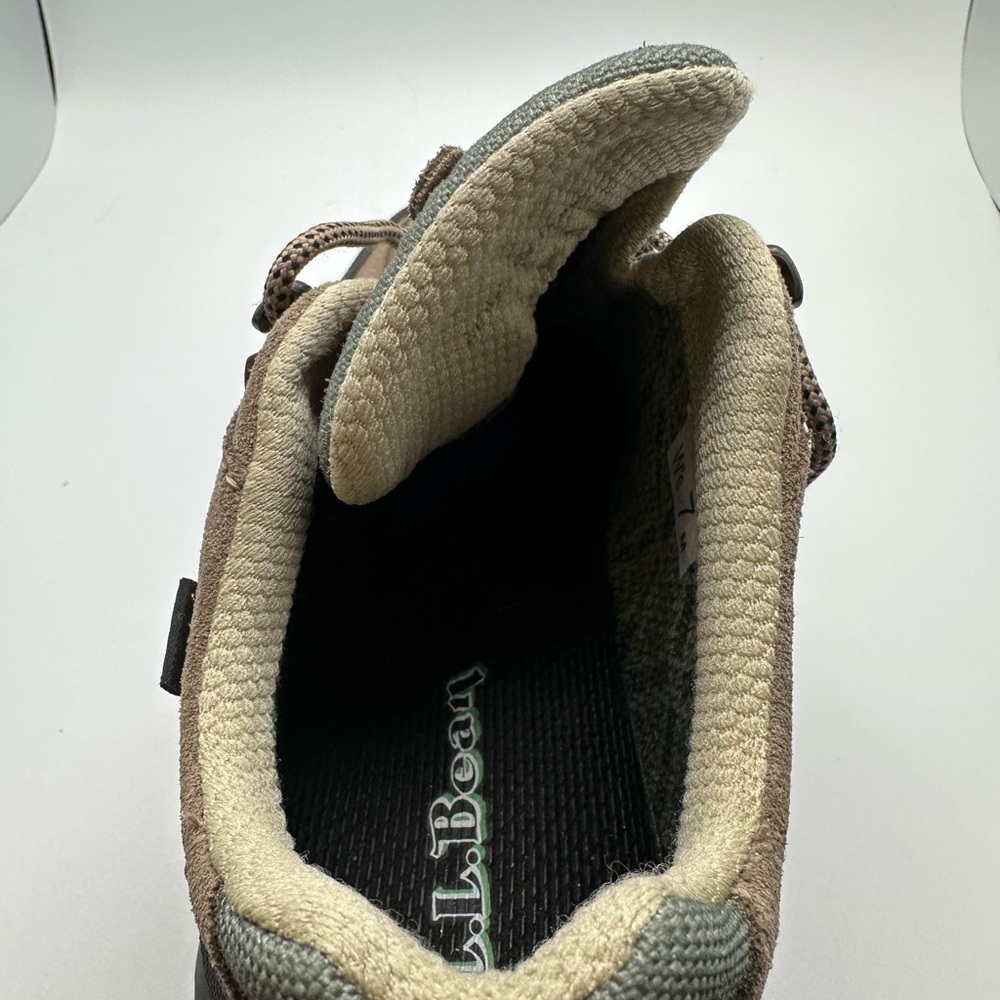 L.L. Bean Tan and Green Hiking Shoes - Picture 6 of 8